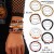 occidental style Halloween skull set black woman spider color beads bracelet