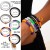 occidental style Halloween skull set black woman spider color beads bracelet