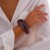 occidental style  exaggerating Irregular translucent width surface bangle  personality Acrylic geometr