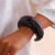 occidental style  exaggerating Irregular translucent width surface bangle  personality Acrylic geometr