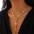 occidental style pendant tassel necklace  fashion Metal windY drop woman