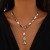 occidental style pendant tassel necklace  fashion Metal windY drop woman