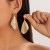 occidental styleins wind heart-shaped pendant ear stud  creative Metal Shells Earringearrings