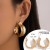 occidental style samll wind weave Metal ear studearrings  retro brief earrings woman