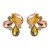 occidental style fashion trend Alloy diamond glass diamond earrings woman high super personality tempe