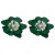 occidental style handmade Cloth imitate flowers earrings fashion layer temperament wind exaggerating big flower