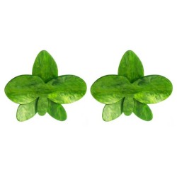 Acetate sheet exaggerating wind flowers earrings woman fresh high all-Purpose ..
