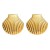 occidental style fashion stainless steel gold ear stud brief temperament geometry samll high earrings woman