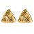 occidental style fashion stainless steel gold ear stud brief temperament geometry samll high earrings woman
