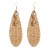  real leather Embossing Earring Bohemia pattern earrings long style diamond brief fashion leather earrings