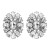 occidental style fashion retro Alloy diamond geometry earrings woman trend high temperament exaggerating Earring