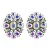 occidental style fashion retro Alloy diamond geometry earrings woman trend high temperament exaggerating Earring