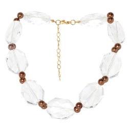  occidental style retro crystal necklace  lavicular chain