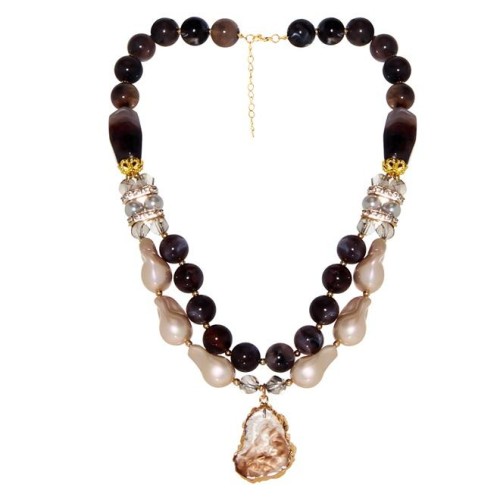 occidental style retro beads Pearl necklace samll all-Purpose temperament