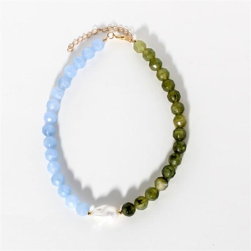 occidental style fashion necklace  brief color beads necklace woman