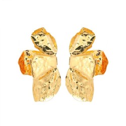 occidental style exaggerating personality woman Irregular pattern flowers earr..