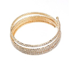 occidental style wind bracelet personality creative star Rhinestone multilayer..