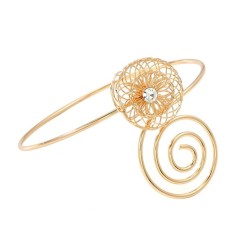 Metal geometry flowers Alloy occidental styleI wind lady