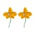 occidental style enamel flowers Earring samll exaggerating personality Alloy earrings