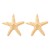 occidental style Alloy starfish Five-pointed star ear stud summer elements Earring samll personality