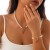 occidental style personality dayins wind imitate Pearl beads  christmas tree snowflakeO buckle geometr