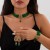 occidental style retro multilayer crystal chain  temperament palace drop tassel woman