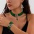 occidental style retro multilayer crystal chain  temperament palace drop tassel woman