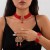 occidental style retro multilayer crystal chain  temperament palace drop tassel woman
