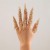 occidental style  wind hollow ring  samll Metal tassel woman