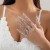 occidental style  wind hollow ring  samll Metal tassel woman