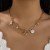 occidental style wind imitate Pearl tassel necklacenecklace starfish Shells pendant