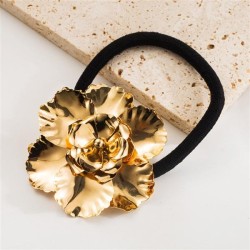brief temperament circle Alloy flowers wind Ladies rope all-Purpose fashion