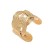  fashion creative unique Metal Round hollow pattern woman opening bangle