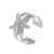  personality creative Metal hollow starfish lady retro bangle wind