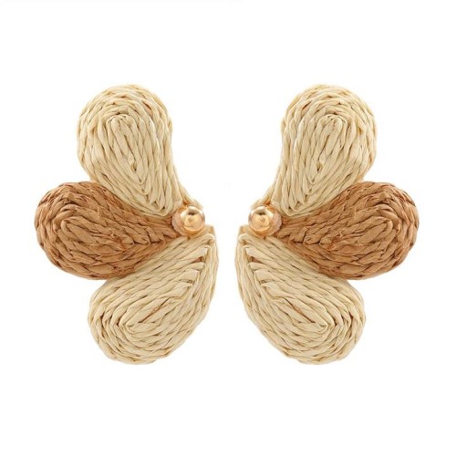  handmade weave butterfly wings earrings fashion fresh wind color wings Earring