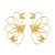  earrings hollow butterfly wings brief occidental style fashion earrings