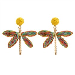 Bohemia creative small fresh earrings handmade establishment personality wind..