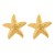 new Alloy starfish pattern gold earrings occidental style