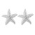 new Alloy starfish pattern gold earrings occidental style