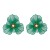 occidental style summer flowers hollow colorful earrings woman Alloy multilayer temperament sweet high Earring