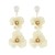 occidental style temperament multilayer hollow flowers earrings woman diamond high earrings temperament long sty