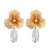 diamond geometry flowers hollow pendant earrings high fashion temperament Earring woman