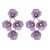 exaggerating flowers tassel earrings samll fashion temperament earring high Earring