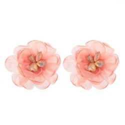 multicolor wind flowers diamond earrings sweet woman ear stud samll sweet woma..
