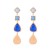  trend Irregular resin drop earring fashion samll personality splice Earring