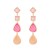  trend Irregular resin drop earring fashion samll personality splice Earring