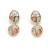 ins wind occidental style ear stud geometry pendant Pearl earrings Alloy diamond Earring earring