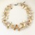 Personalized threelayer shell crystal bead necklace