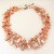 Personalized threelayer shell crystal bead necklace