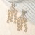  trend fashion fully-jewelled tassel earring     brief all-Purpose temperament style